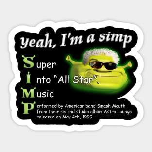 Shrek meme sticker Sticker for Sale by kha02