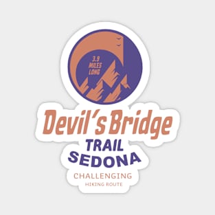 The Devil's Bridge Trail hiking Sedona Magnet