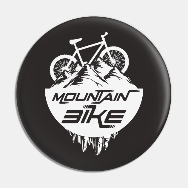 Mountain Rider Pin by CTShirts