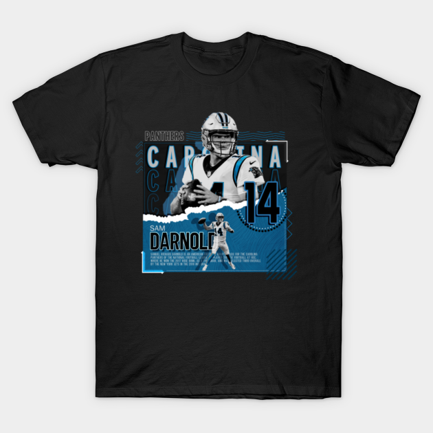 Sam Darnold Football Paper Poster Panthers - Sam Darnold - T-Shirt |  TeePublic