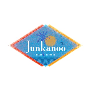 Junkanoo Beach, Bahamas Retro Mid Century Style T-Shirt