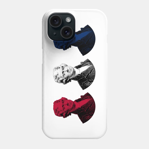 President Thomas Jefferson - Red, White, and Blue Phone Case by warishellstore