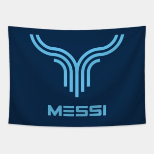 The Messi Logo: Celebrating the GOAT of Football with Abstract Grace Tapestry