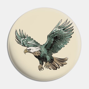 Vintage Eagles Fighter Pin