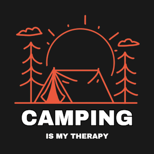 Camping is my therapy T-Shirt