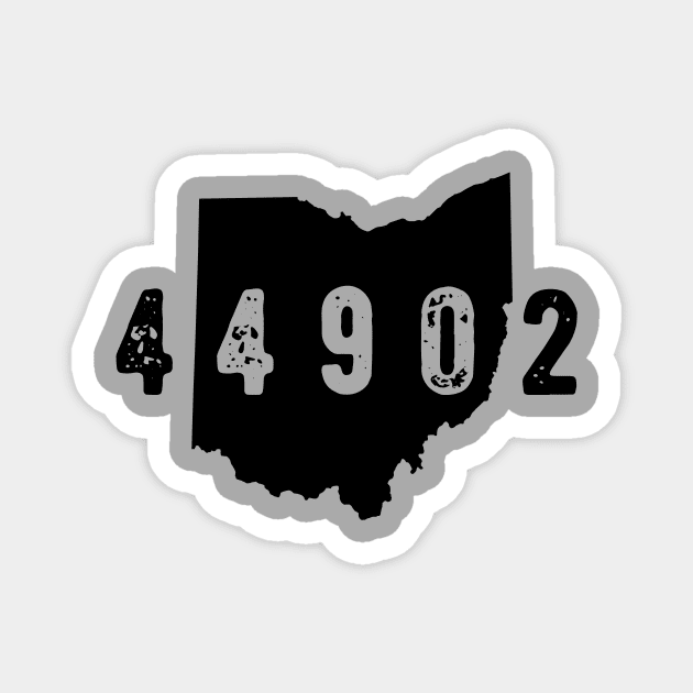 44902 Zip Code Mansfield OHIO Magnet by OHYes