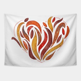 Fiery love Tapestry