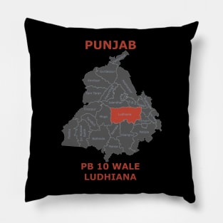 PB 10 Wale Ludhiana Pillow