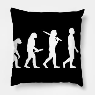 Funny Snowboarding Evolution Gift For Snowboarders Pillow