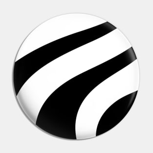 Black and white pattern Pin