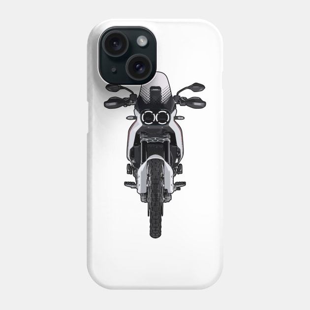 DesertX Bike Front View Illustratiohn Phone Case by KAM Std