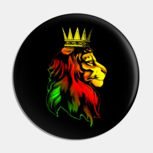 Reggae Rasta Lion Pin