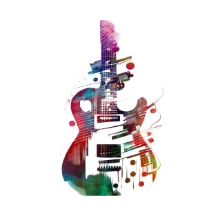 Guitar music art #guitar #music T-Shirt