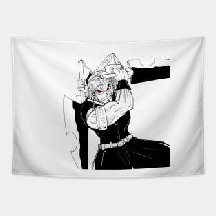 sound hashira tengen usui in kimetsu no yaiba demon slayer art Tapestry