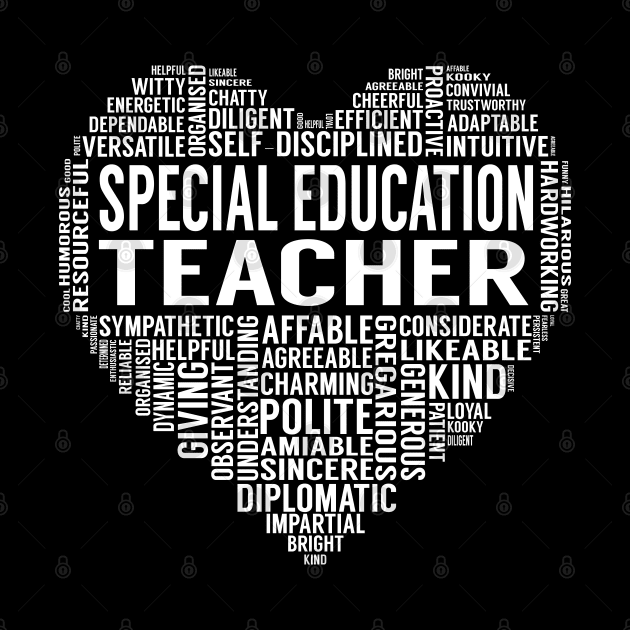 Special Education Teacher Heart by LotusTee