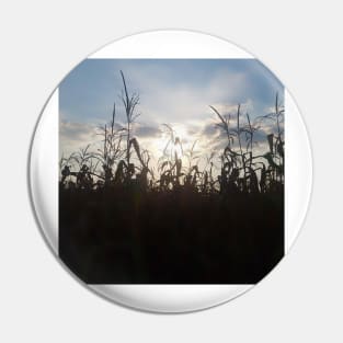 Corn Field Sunset Pin