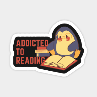 Addicted To Reading Magnet