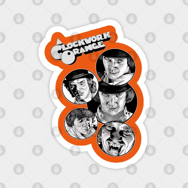 A Clockwork Orange Magnet by CosmicAngerDesign