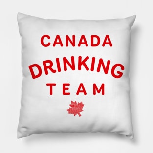 Canada Drinking Team Pillow