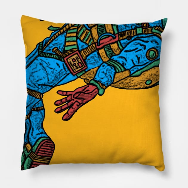 Spaceman Pillow by Muga Design