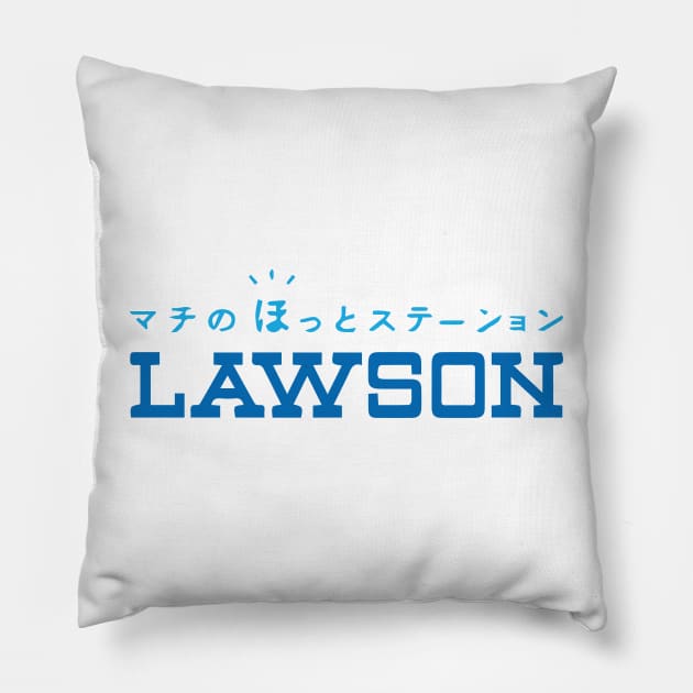 Lawson Station Japanese Convenience Store Logo Pillow by Twerps