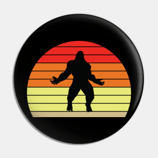 bigfoot angry silhouette Pin