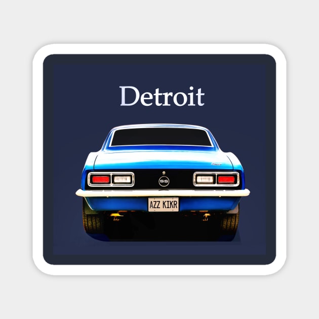 Detroit Muscle Magnet by Burtney