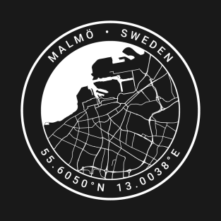 Malmo Map T-Shirt