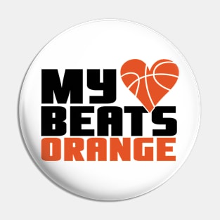 My heart beats orange Pin