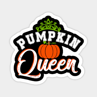 Pumpkin Queen Autumn Fall for Women Girls Thanksgiving Magnet