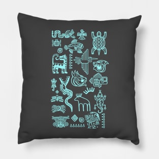 native american symbols Pillow