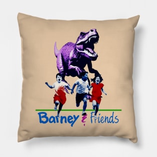 Dino Dash With Barney Pillow