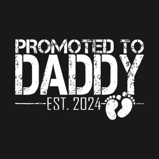 Promoted To Daddy Est 2024 T-Shirt