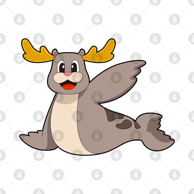 Seal Reindeer by Markus Schnabel