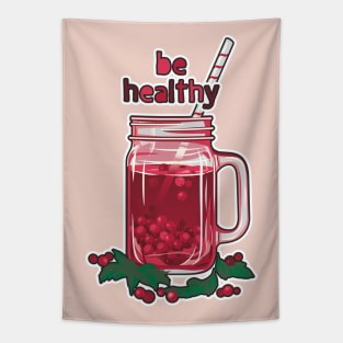 Be healthy. Viburnum berry warm drink Tapestry