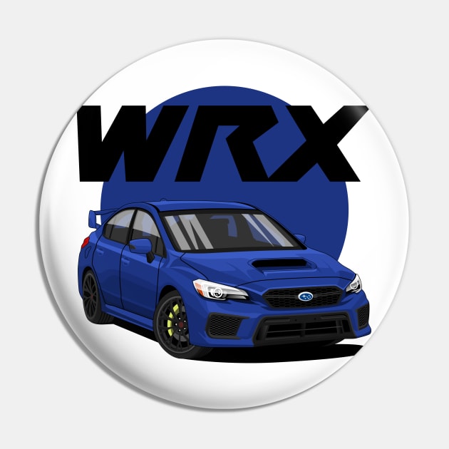 wrx blue t-shirt Pin by masjestudio