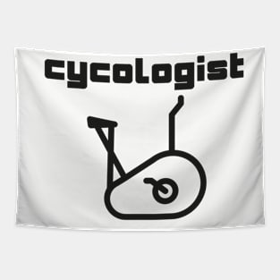 cycologist with a gym training bike Tapestry