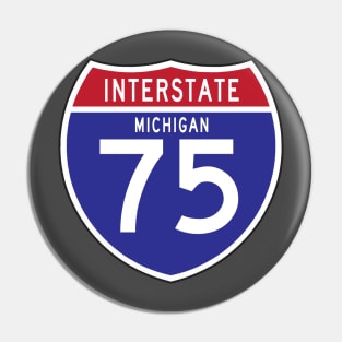 I75 Michigan - 2-sided Pin