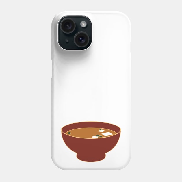 Miso Soup Phone Case by drawingnikki