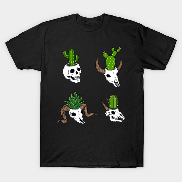 Discover Cactus skulls - Cactus - T-Shirt