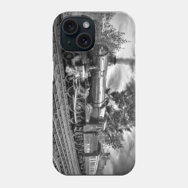 Bradley Manor - Black and White Phone Case by SteveHClark