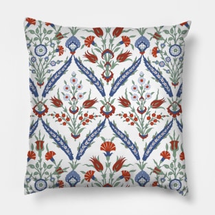 Arabic Turkish pattern #4 - Iznik decor Pillow