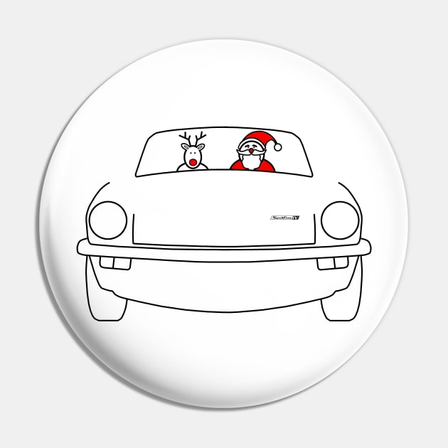 Triumph Spitfire classic British sports car Christmas special edition Pin by soitwouldseem