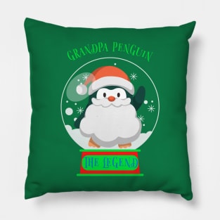 Matching Christmas Family, Grandpa Penguin Pillow