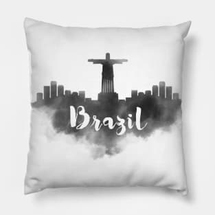 Brazil watercolor Pillow