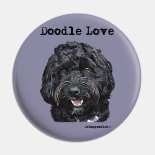 Doodle Dog Love Pin