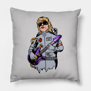 Astronaut Playing Guitar Pillow