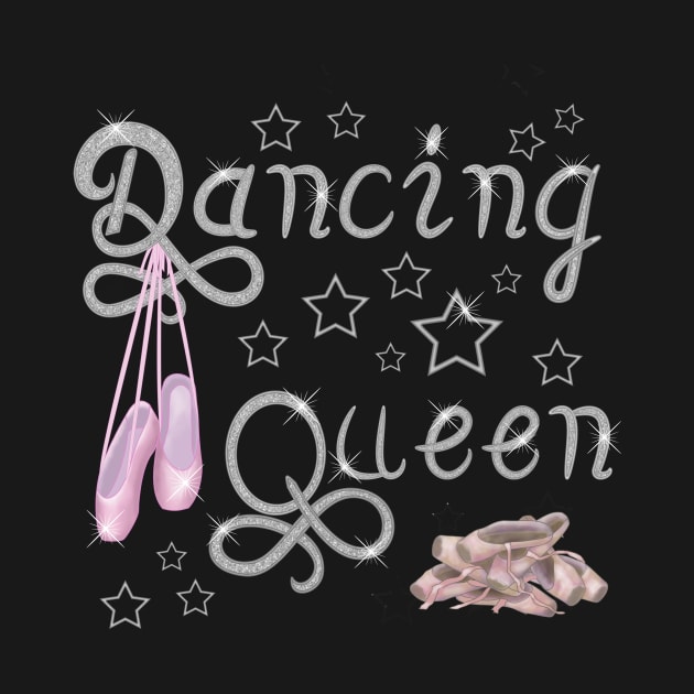 Dancing queen-Silver by ElleNico Art & Design
