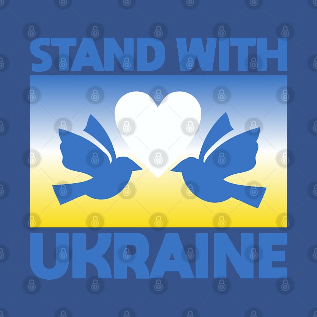 Stand with Ukraine by Dale Preston Design