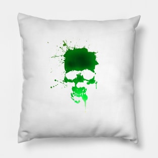 Toxic Skull Pillow